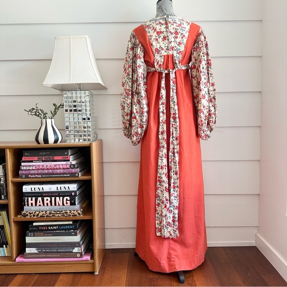 Vintage 1970s Prairie Dress by Marianne Boho Cottage 70s - Picture 7 of 9